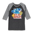 thumbnail image 1 of Blue's Clues & You! - I'm So Smart - Toddler & Youth Raglan Graphic T-Shirt, 1 of 3