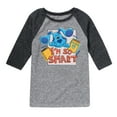thumbnail image 1 of Blue's Clues & You! - I'm So Smart - Toddler & Youth Raglan Graphic T-Shirt, 1 of 3