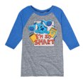 thumbnail image 1 of Blue's Clues & You! - I'm So Smart - Toddler & Youth Raglan Graphic T-Shirt, 1 of 3