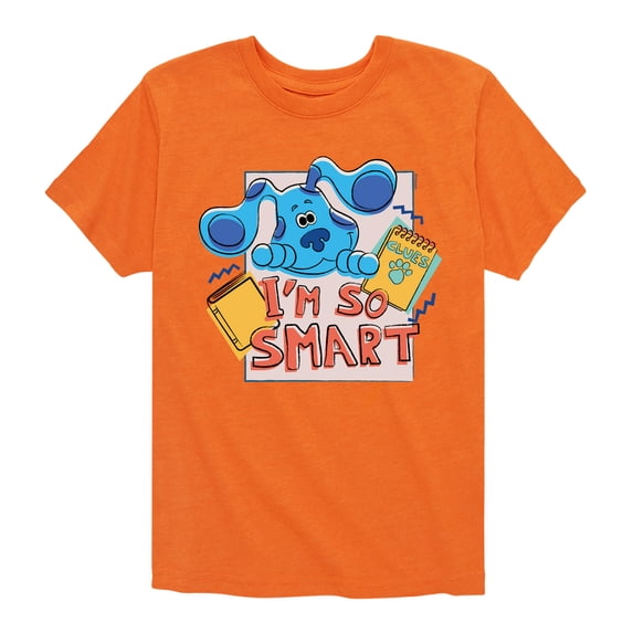 Blue's Clues & You! - I'm So Smart - Toddler & Youth Short Sleeve Graphic T-Shirt