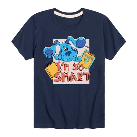 Blue's Clues & You! - I'm So Smart - Toddler & Youth Short Sleeve Graphic T-Shirt