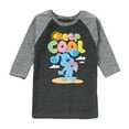 thumbnail image 1 of Blue's Clues & You! - Keep Cool - Eat Ice Cream - Toddler & Youth Raglan Graphic T-Shirt, 1 of 1