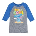 thumbnail image 1 of Blue's Clues & You! - Keep Cool - Eat Ice Cream - Toddler & Youth Raglan Graphic T-Shirt, 1 of 3