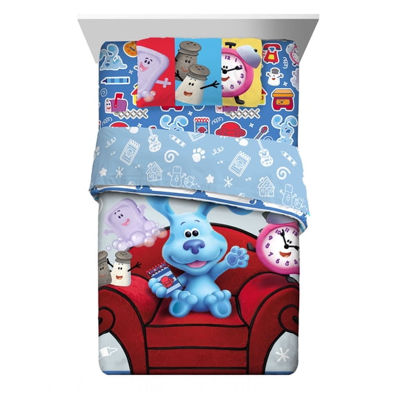 Blue's Clues & You Kids Full Sheet Set, Blue, Nickelodeon