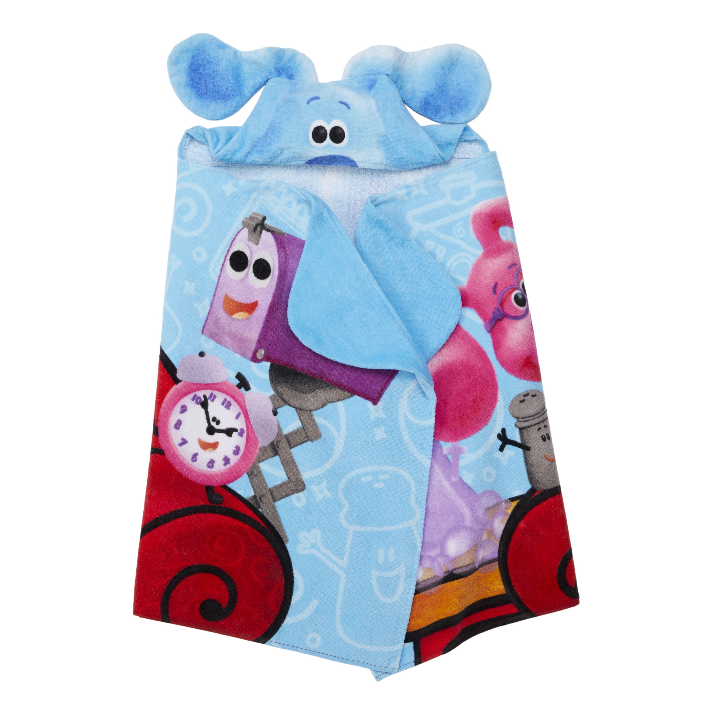 Blue's Clues & You Kids Hooded Towel, Cotton, Blue, Nickelodeon