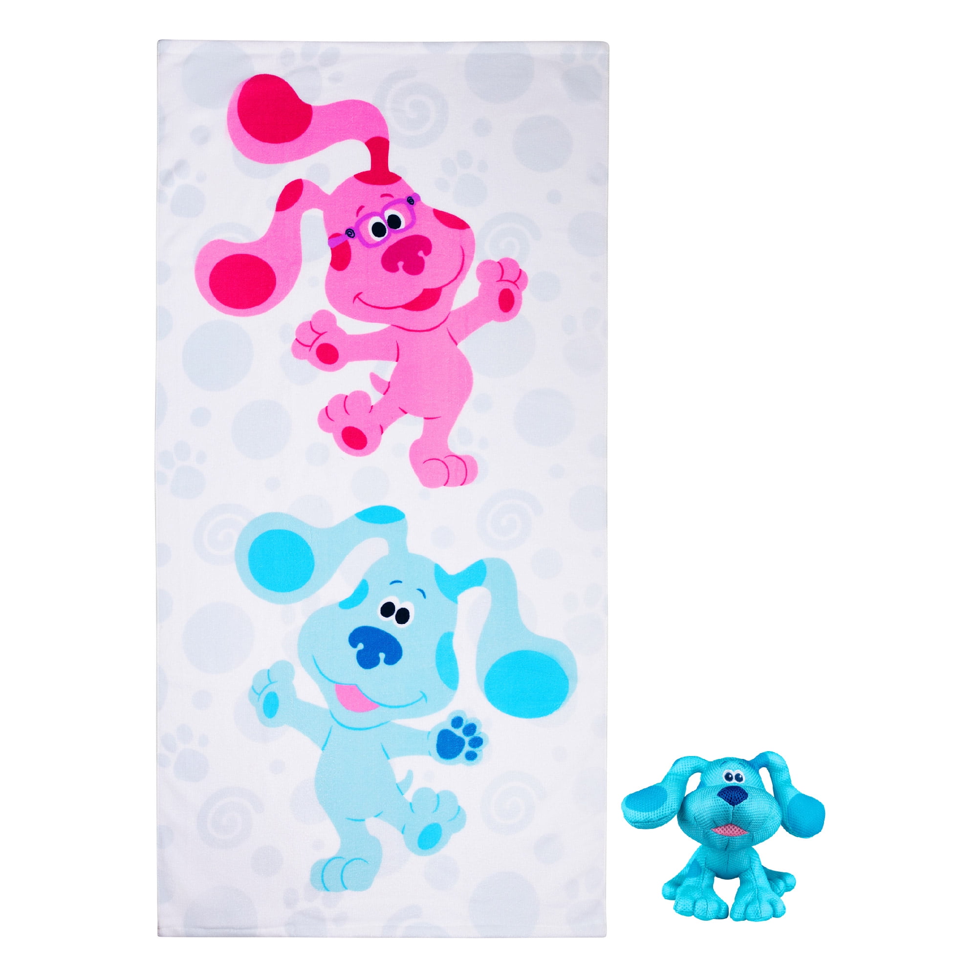 Blue s Clues You Kids Towel and Character Scrubby Blue Nickelodeon Walmart