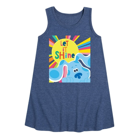 Blue's Clues & You! - Let It Shine - Toddler and Youth Girls A-line Dress