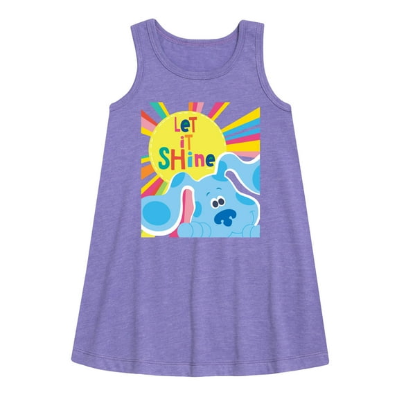 Blue's Clues & You! - Let It Shine - Toddler and Youth Girls A-line Dress