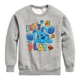 thumbnail image 1 of Blue's Clues & You! - Let's Play - Toddler & Youth Crewneck Fleece Sweatshirt, 1 of 4