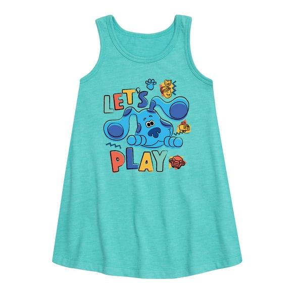 Blue's Clues & You! - Let's Play - Toddler & Youth Girls A-line Dress
