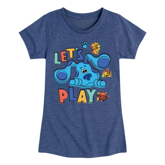 Blue's Clues & You! - Let's Play - Toddler & Youth Girls Short Sleeve Graphic T-Shirt