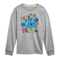thumbnail image 1 of Blue's Clues & You! - Let's Play - Toddler & Youth Long Sleeve Graphic T-Shirt, 1 of 4