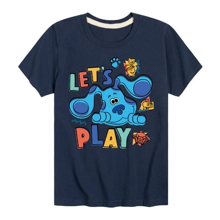 Blue's Clues & You! - Let's Play - Toddler & Youth Short Sleeve Graphic T-Shirt
