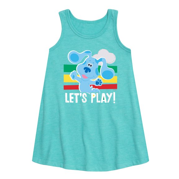 Blue's Clues & You! - Let's Play - Toddler and Youth Girls A-line Dress