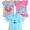 thumbnail image 1 of Nickelodeon Blue's Clues 3 Pack Peplum T-Shirts Toddler to Little Kid, 1 of 5