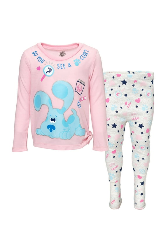 & You! Little Girls T-Shirt and Leggings Outfit Set Infant to Little Kid