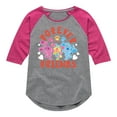 thumbnail image 1 of Blue's Clues & You! - Magenta & Blue - Forever Friends - Toddler & Youth Girls Raglan Graphic T-Shirt, 1 of 3