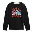 thumbnail image 1 of Blue's Clues & You! - Magenta & Blue - Forever Friends - Toddler & Youth Long Sleeve Graphic T-Shirt, 1 of 4