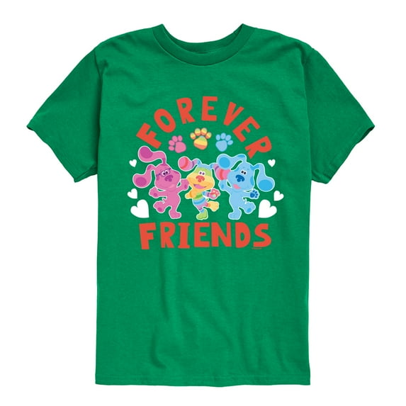 Blue's Clues & You! - Magenta & Blue - Forever Friends - Toddler & Youth Short Sleeve Graphic T-Shirt