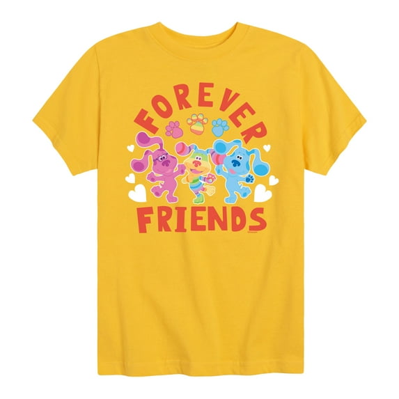 Blue's Clues & You! - Magenta & Blue - Forever Friends - Toddler & Youth Short Sleeve Graphic T-Shirt