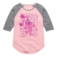 thumbnail image 1 of Blue's Clues & You! - Magenta Excited - Toddler & Youth Girls Raglan Graphic T-Shirt, 1 of 4