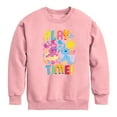 thumbnail image 1 of Blue's Clues & You! - Play Time - Toddler & Youth Crewneck Fleece Sweatshirt, 1 of 3
