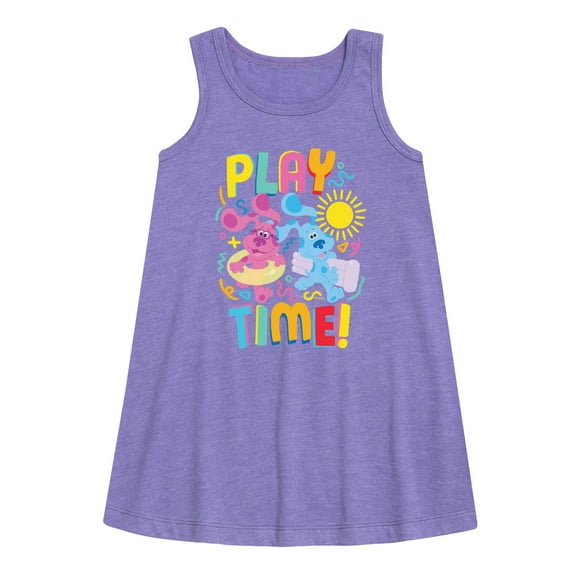 Blue's Clues & You! - Play Time - Toddler & Youth Girls A-line Dress