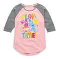 thumbnail image 1 of Blue's Clues & You! - Play Time - Toddler & Youth Girls Raglan Graphic T-Shirt, 1 of 3
