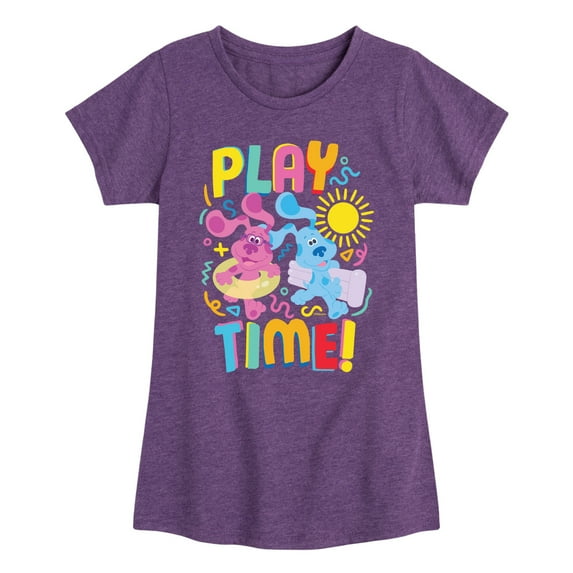 Blue's Clues & You! - Play Time - Toddler & Youth Girls Short Sleeve Graphic T-Shirt