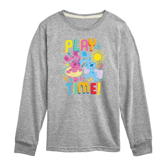 Blue's Clues & You! - Play Time - Toddler & Youth Long Sleeve Graphic T-Shirt