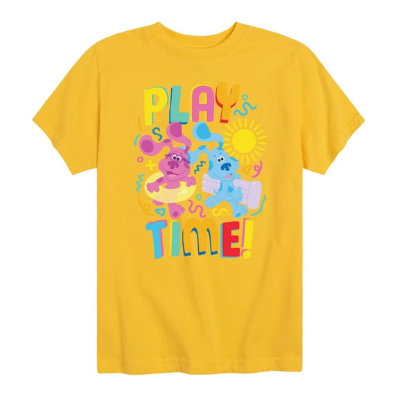 Blue's Clues & You! - Play Time - Toddler & Youth Short Sleeve Graphic T-Shirt