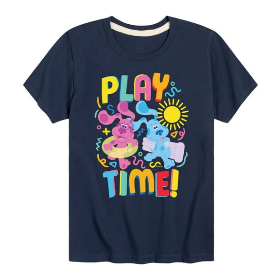 Blue's Clues & You! - Play Time - Toddler & Youth Short Sleeve Graphic T-Shirt