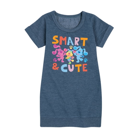 Blue's Clues & You! - Smart & Cute - Toddler & Youth Girls Fleece Dress