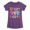 thumbnail image 1 of Blue's Clues & You! - Smart & Cute - Toddler & Youth Girls Short Sleeve Graphic T-Shirt, 1 of 4