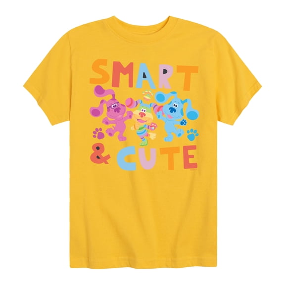 Blue's Clues & You! - Smart & Cute - Toddler & Youth Short Sleeve Graphic T-Shirt