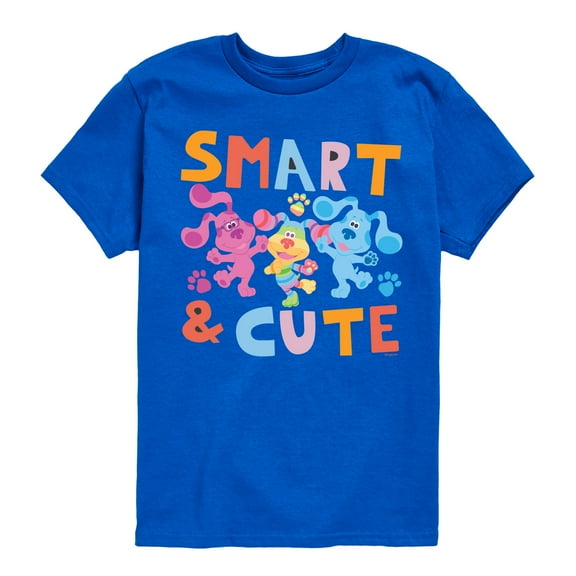 Blue's Clues & You! - Smart & Cute - Toddler & Youth Short Sleeve Graphic T-Shirt