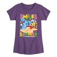 thumbnail image 1 of Blue's Clues & You! - Smiles All Summer - Toddler & Youth Girls Short Sleeve Graphic T-Shirt, 1 of 4