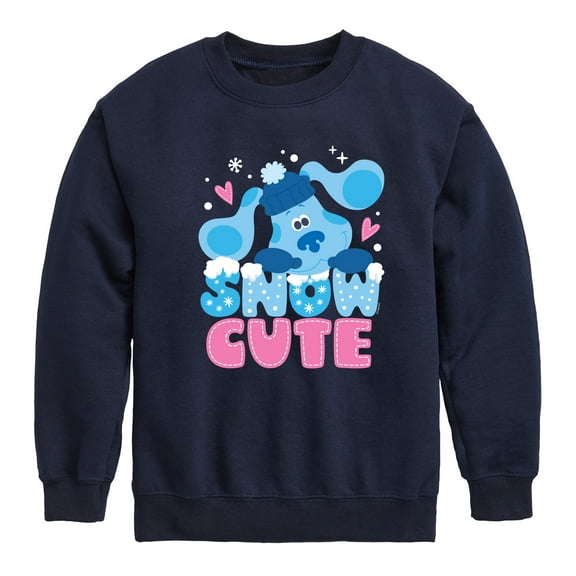 Blue's Clues & You! - Snow Cute - Toddler And Youth Crewneck Fleece Sweatshirt