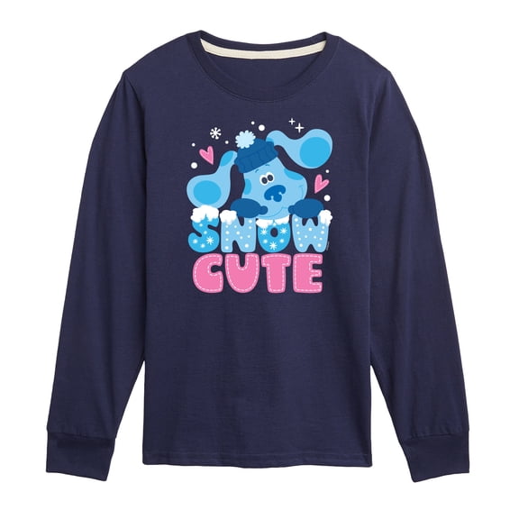 Blue's Clues & You! - Snow Cute - Toddler And Youth Long Sleeve Graphic T-Shirt