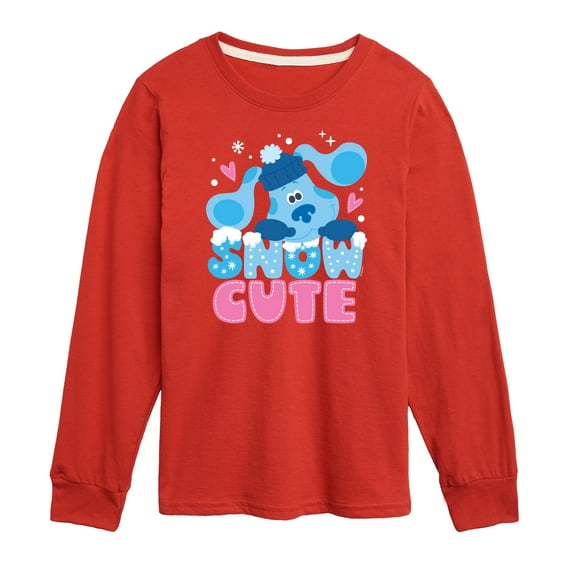 Blue's Clues & You! - Snow Cute - Toddler And Youth Long Sleeve Graphic T-Shirt