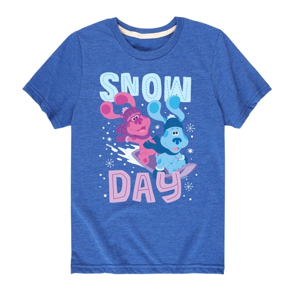 Blue's Clues & You! - Snow Day - Toddler And Youth Short Sleeve Graphic T-Shirt