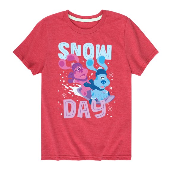 Blue's Clues & You! - Snow Day - Toddler And Youth Short Sleeve Graphic T-Shirt