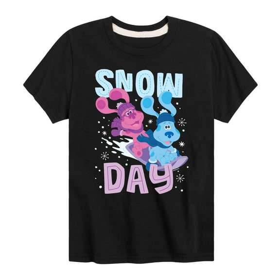 Blue's Clues & You! - Snow Day - Toddler And Youth Short Sleeve Graphic T-Shirt
