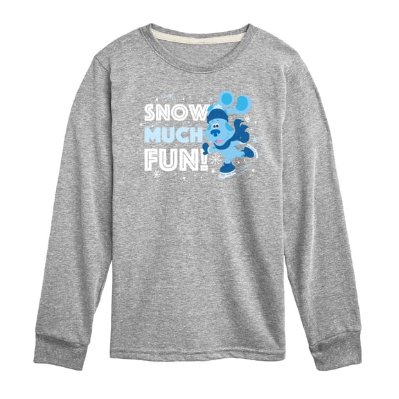 Blue's Clues & You! - Snow Much Fun - Toddler And Youth Long Sleeve Graphic T-Shirt