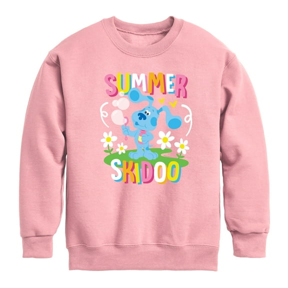 Blue's Clues & You! - Summer Skidoo - Toddler & Youth Crewneck Fleece Sweatshirt