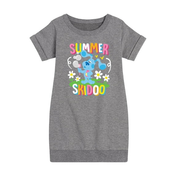 Blue's Clues & You! - Summer Skidoo - Toddler & Youth Girls Fleece Dress