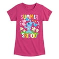 thumbnail image 1 of Blue's Clues & You! - Summer Skidoo - Toddler & Youth Girls Short Sleeve Graphic T-Shirt, 1 of 4