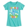 thumbnail image 1 of Blue's Clues & You! - Summer Skidoo - Toddler & Youth Girls Short Sleeve Graphic T-Shirt, 1 of 4