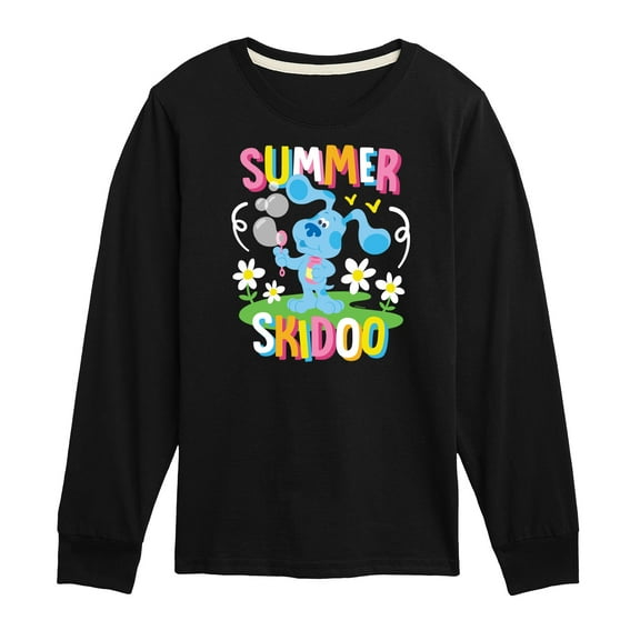 Blue's Clues & You! - Summer Skidoo - Toddler & Youth Long Sleeve Graphic T-Shirt