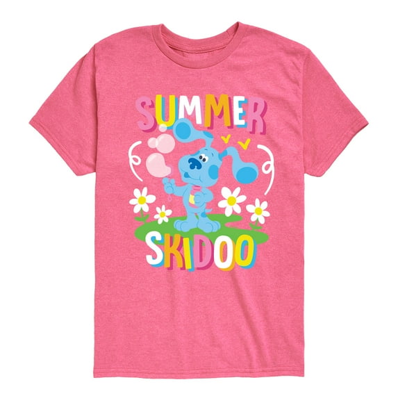 Blue's Clues & You! - Summer Skidoo - Toddler & Youth Short Sleeve Graphic T-Shirt